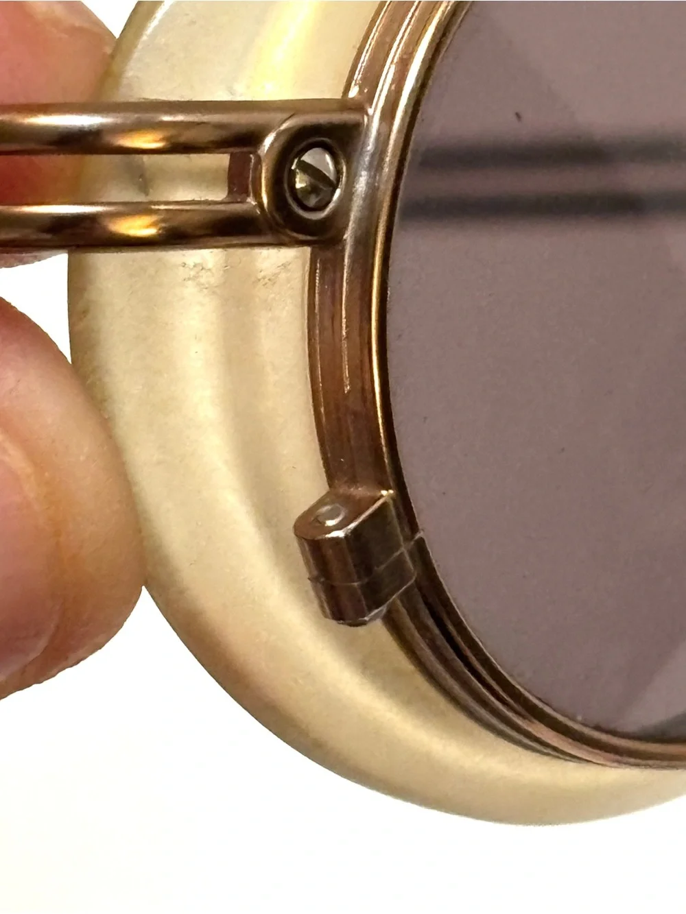 Jean Paul Gaultier 58-5201 Vintage 90s Copper Bronze Sunglasses  Maddy Euphoria